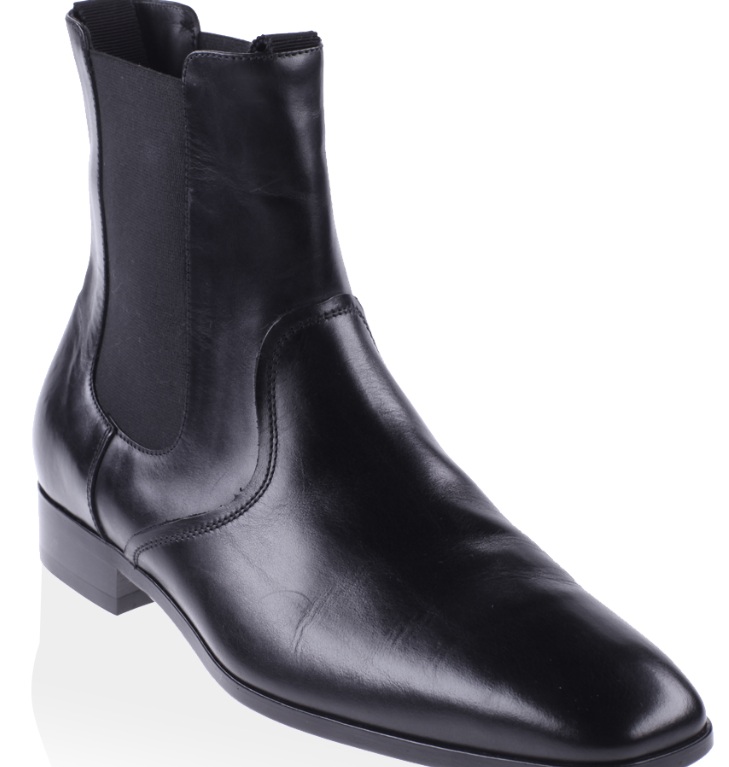 Salvatore Ferragamo Calfskin On A Leather Sole Chelsea Boot