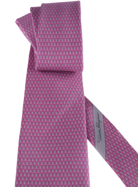 Salvatore Ferragamo Silk Twill Printed Tie
